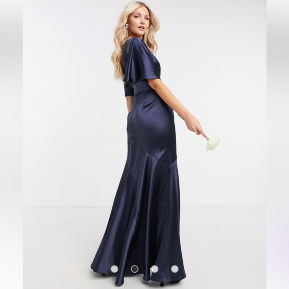 ASOS Midnight Blue Maxi Dress - Picture 2 of 7